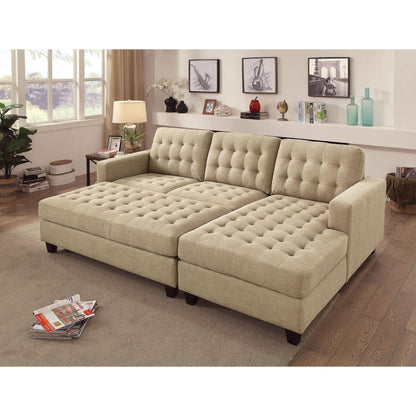  Furniture of America Norma Fabric 3 pc Sectional CM6440-SET IMAGE 4