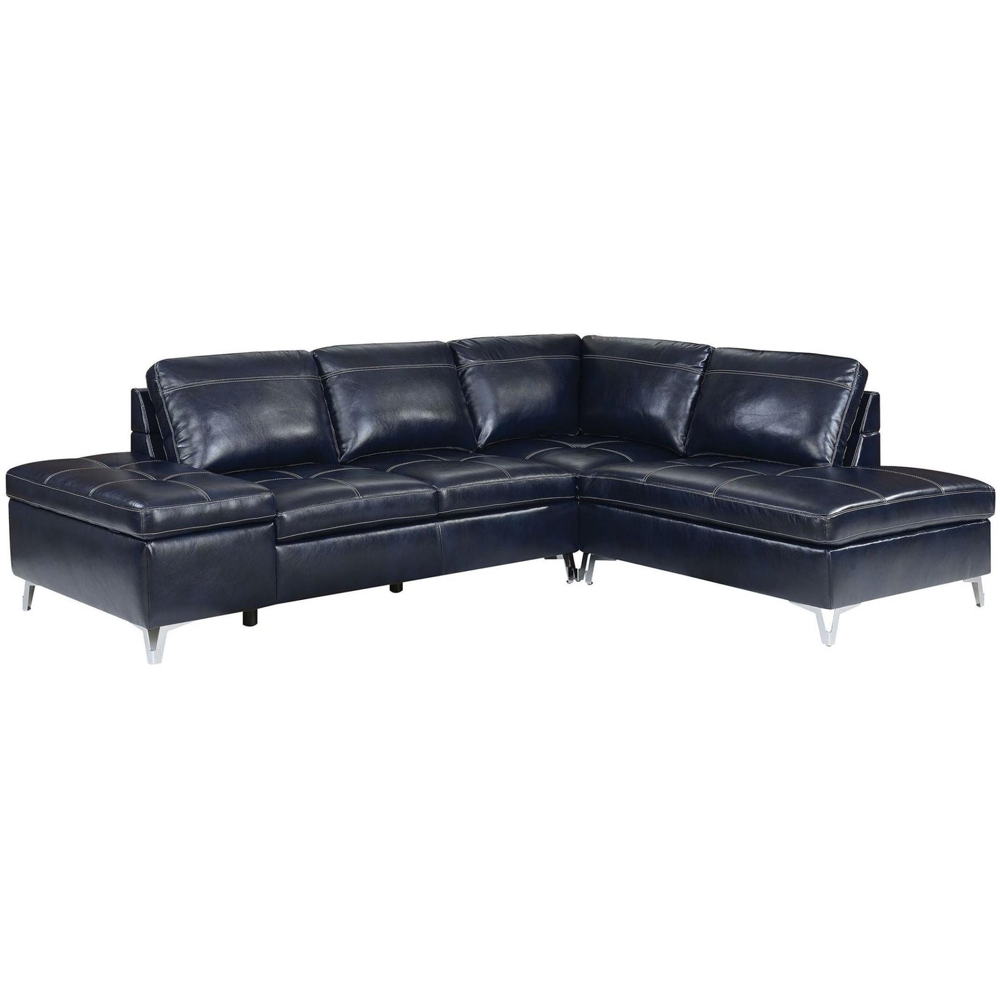  Furniture of America Sadie Leather Look 5 pc Sectional CM6178-SET IMAGE 1