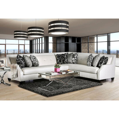  Furniture of America Betria Fabric 2 pc Sectional SM2263-SECTIONAL IMAGE 1