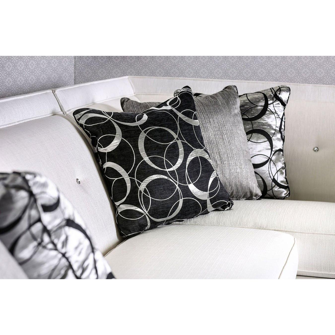  Furniture of America Betria Fabric 2 pc Sectional SM2263-SECTIONAL IMAGE 5