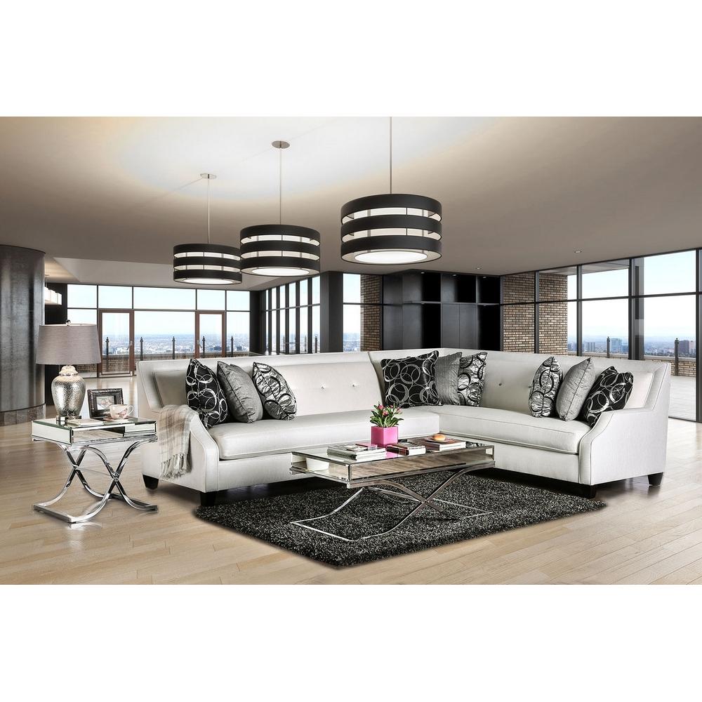  Furniture of America Betria Fabric 2 pc Sectional SM2263-SECTIONAL IMAGE 6