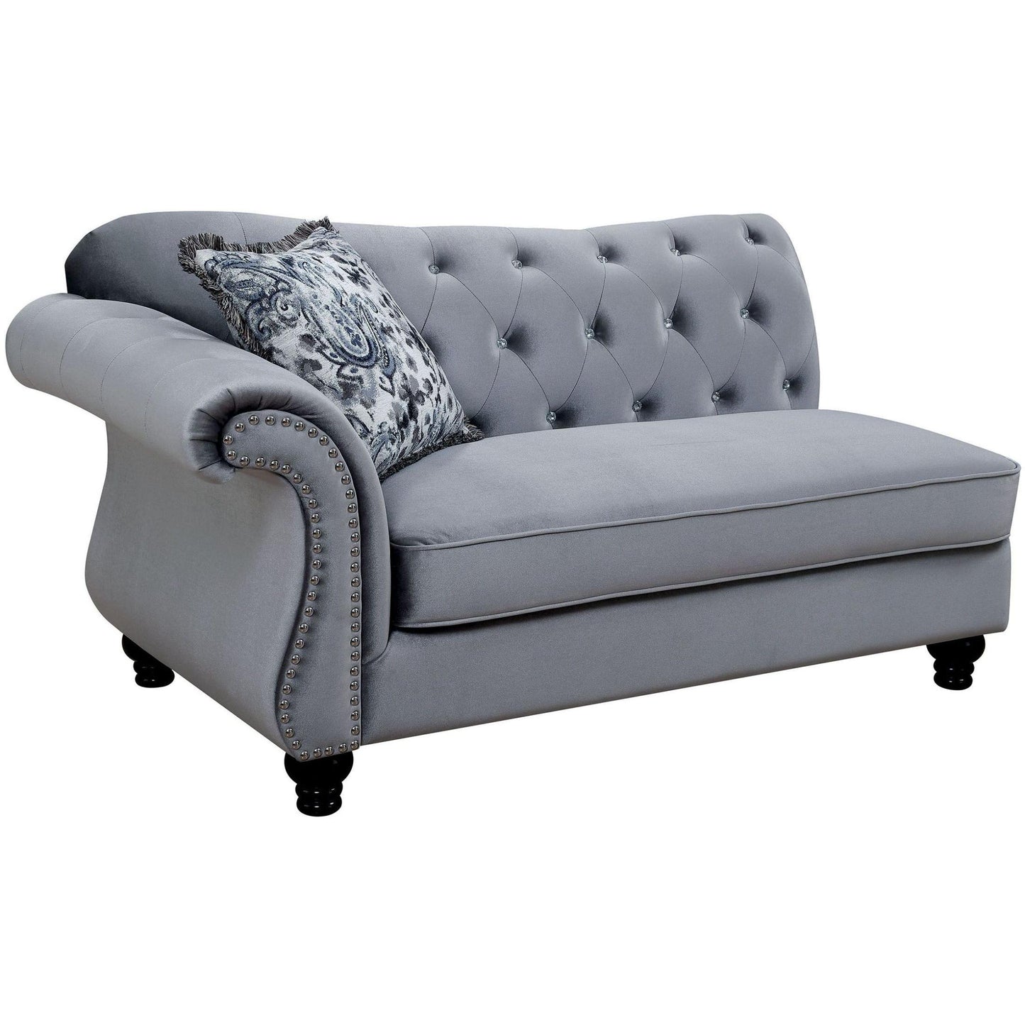  Furniture of America Jolanda II Fabric 3 pc Sectional CM6158GY-SET IMAGE 2