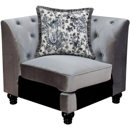  Furniture of America Jolanda II Fabric 3 pc Sectional CM6158GY-SET IMAGE 4