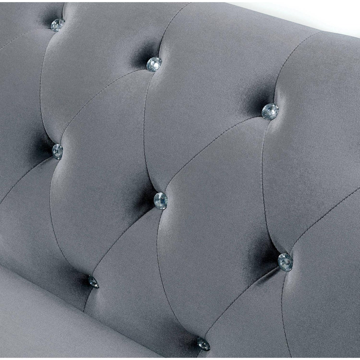 Furniture of America Jolanda II Fabric 3 pc Sectional CM6158GY-SET IMAGE 5