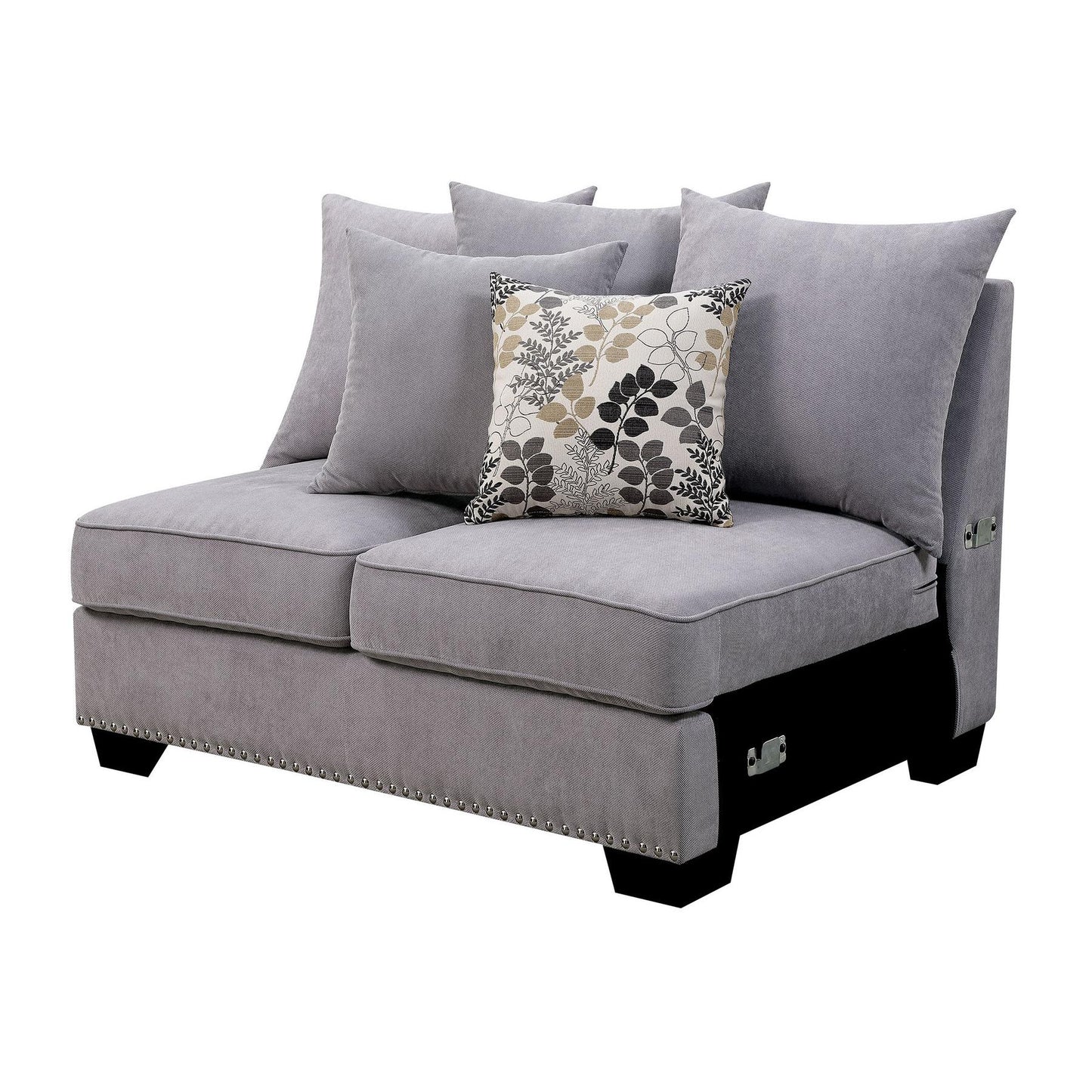  Furniture of America Skyler II Fabric 3 pc Sectional CM6156GY-SECT IMAGE 3