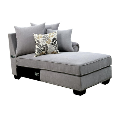  Furniture of America Skyler II Fabric 3 pc Sectional CM6156GY-SECT IMAGE 4