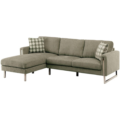 Furniture of America Hera Fabric 2 pc Sectional CM6857-SECTIONAL IMAGE 1