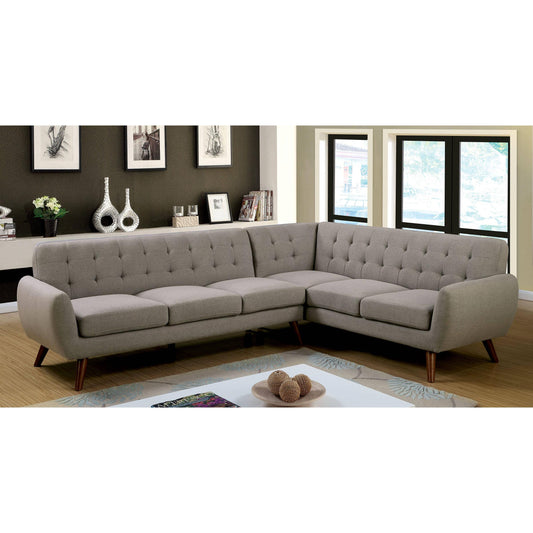  Furniture of America Estee Fabric 2 pc Sectional CM6144-SECTIONAL IMAGE 1