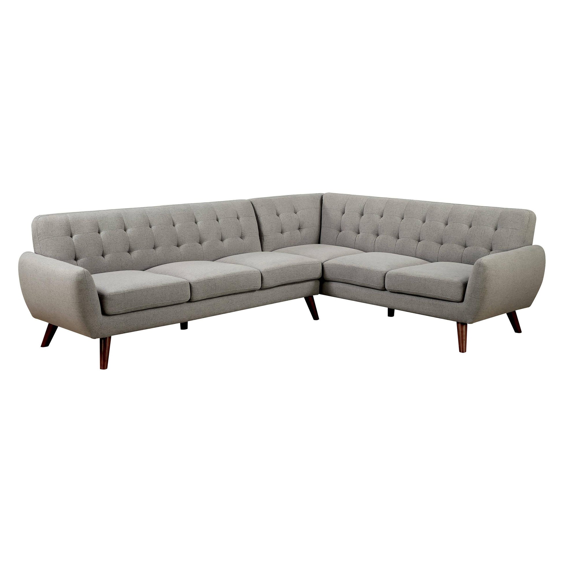  Furniture of America Estee Fabric 2 pc Sectional CM6144-SECTIONAL IMAGE 2