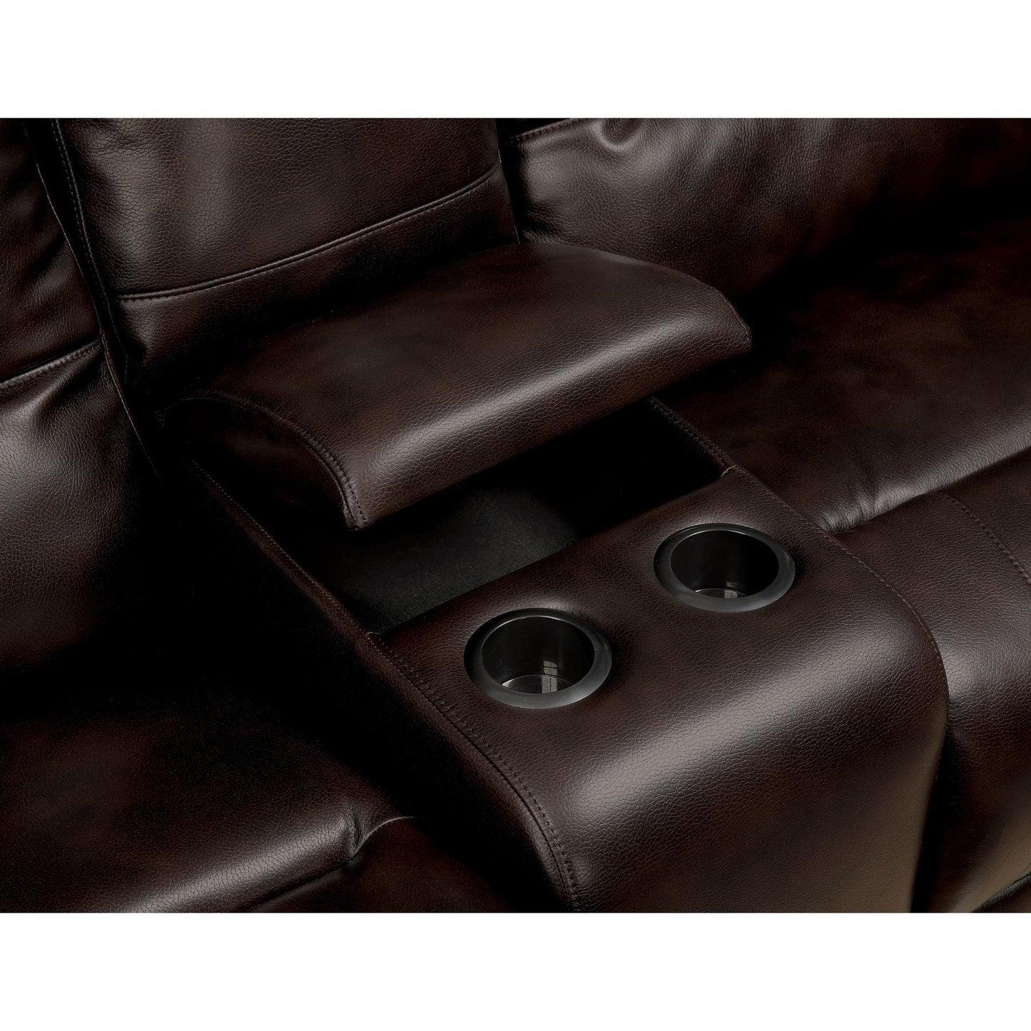 Furniture of America Glasgow Reclining Leather Look 5 pc Sectional CM6822BR-T-SECT IMAGE 7