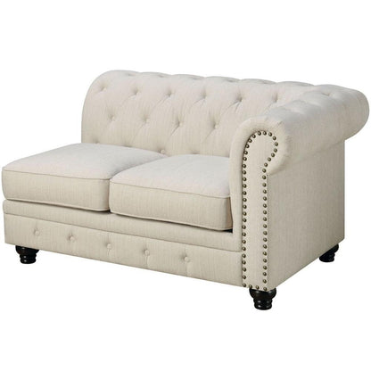  Furniture of America Stanford II Fabric 3 pc Sectional CM6270IV-SET IMAGE 5