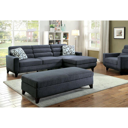  Furniture of America Jensen Fabric 2 pc Sectional CM6790-SECTIONAL IMAGE 1