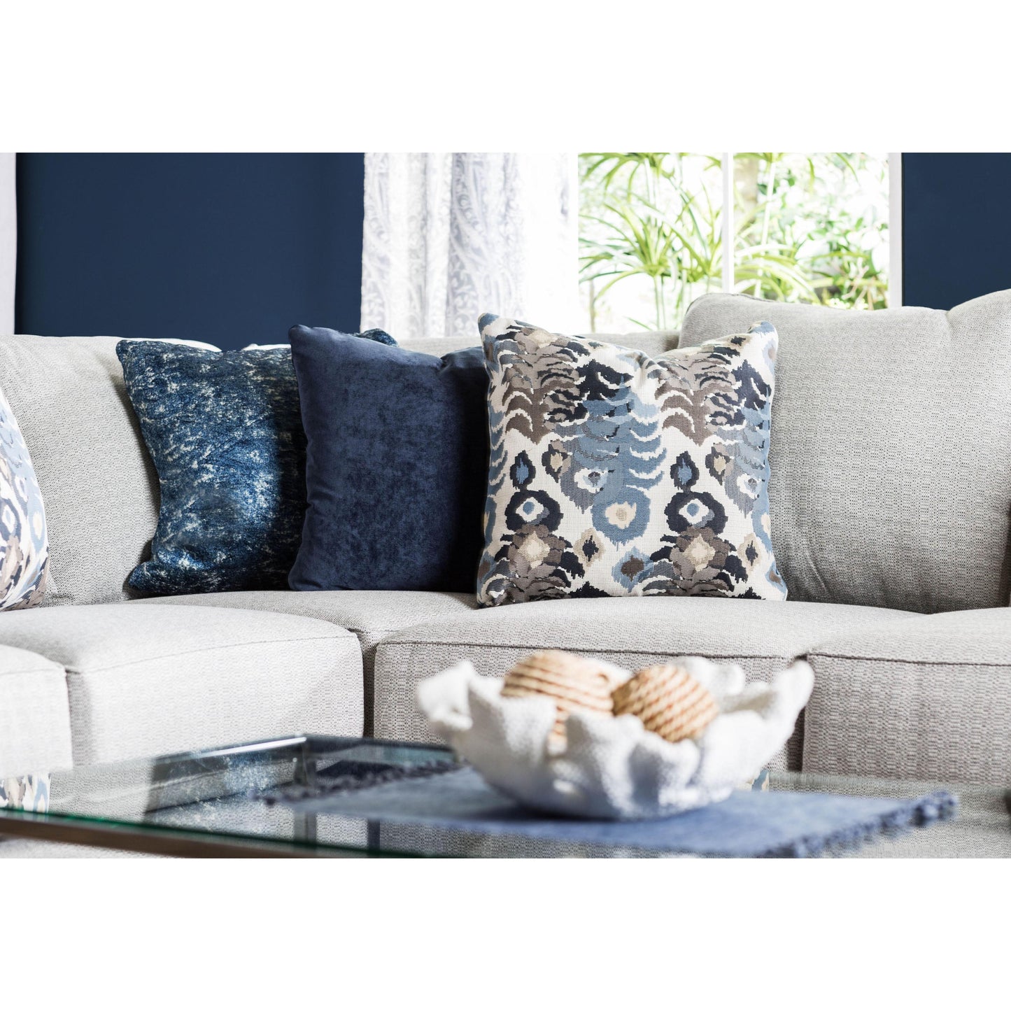  Furniture of America Pennington Fabric 2 pc Sectional SM1111-SECTIONAL IMAGE 2
