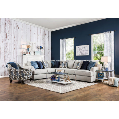  Furniture of America Pennington Fabric 2 pc Sectional SM1111-SECTIONAL IMAGE 6