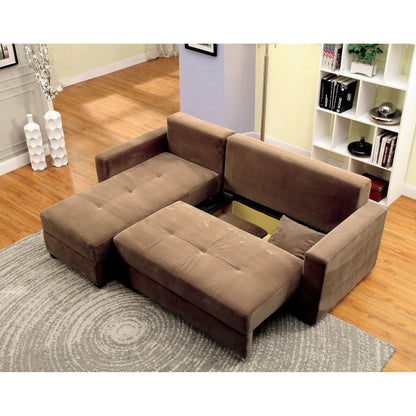  Furniture of America Murdo Fabric Sleeper Loveseat CM6323-SET IMAGE 2