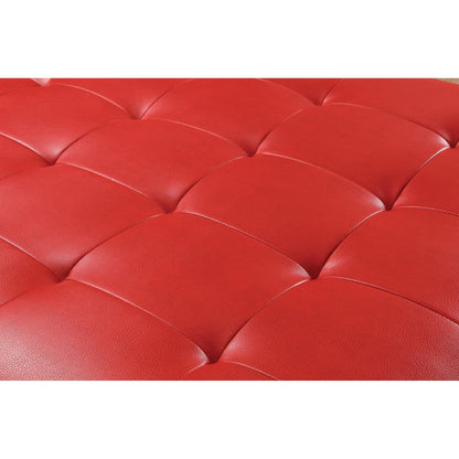  Furniture of America Floria Leather 2 pc Sectional CM6122RD-PK IMAGE 3