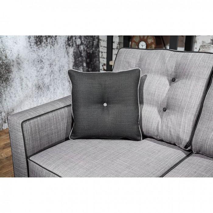 Furniture of America Ravel II Fabric 2 pc Sectional SM8851-SECTIONAL IMAGE 4