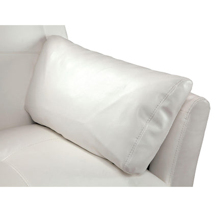 Furniture of America Peever Leatherette 2 pc Sectional CM6268WH-SET IMAGE 2