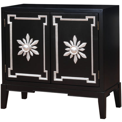  Furniture of America Accent Cabinets Chests CM-AC304BK IMAGE 1