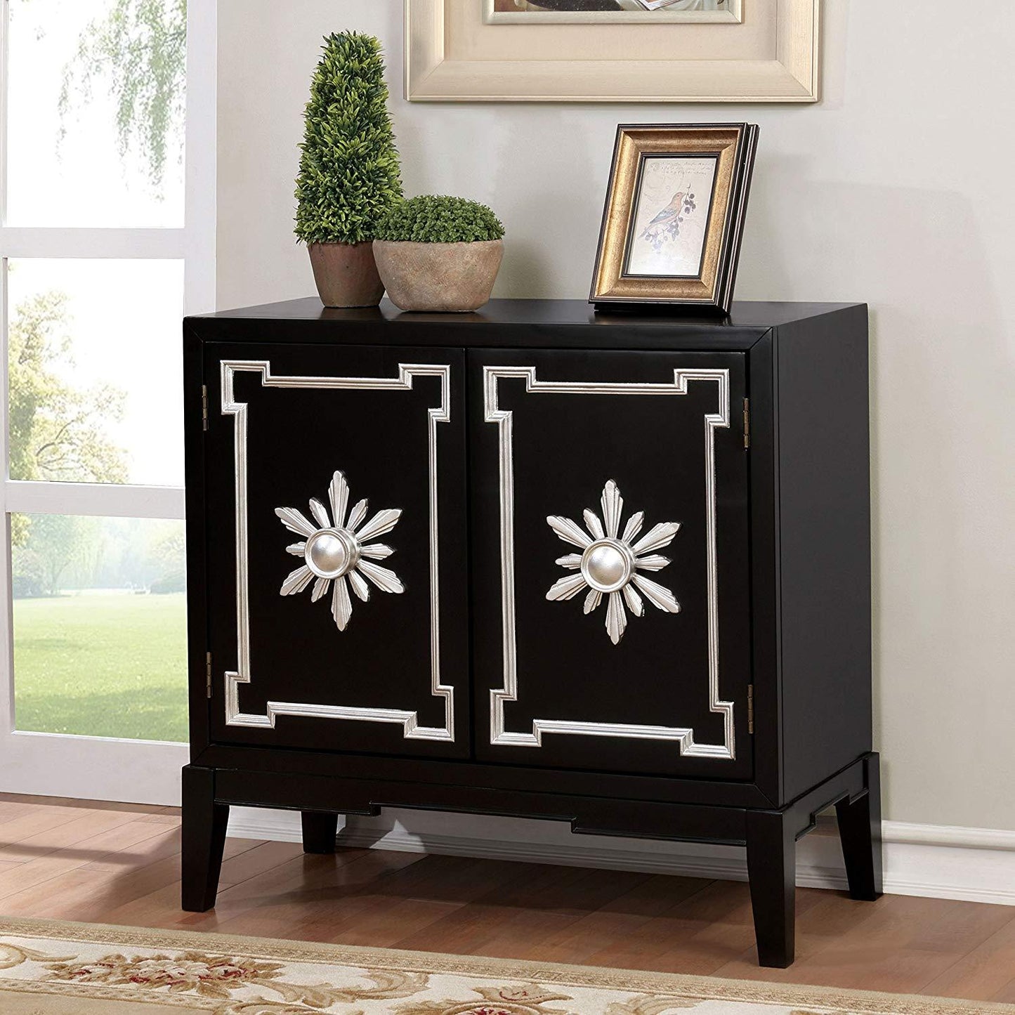  Furniture of America Accent Cabinets Chests CM-AC304BK IMAGE 3