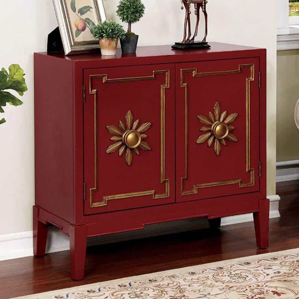  Furniture of America Accent Cabinets Chests CM-AC304RD IMAGE 2