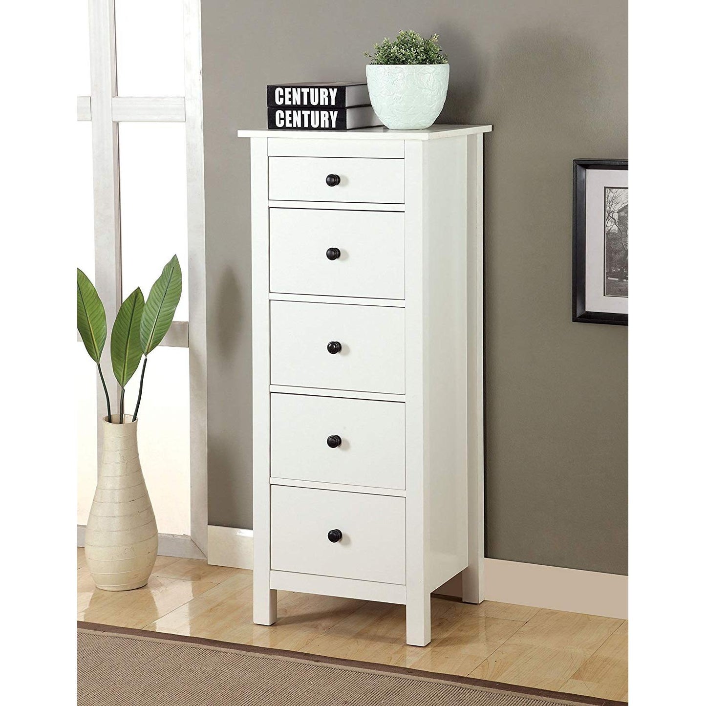  Furniture of America Accent Cabinets Chests CM-AC119WH IMAGE 3