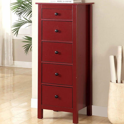  Furniture of America Accent Cabinets Chests CM-AC119RD IMAGE 2