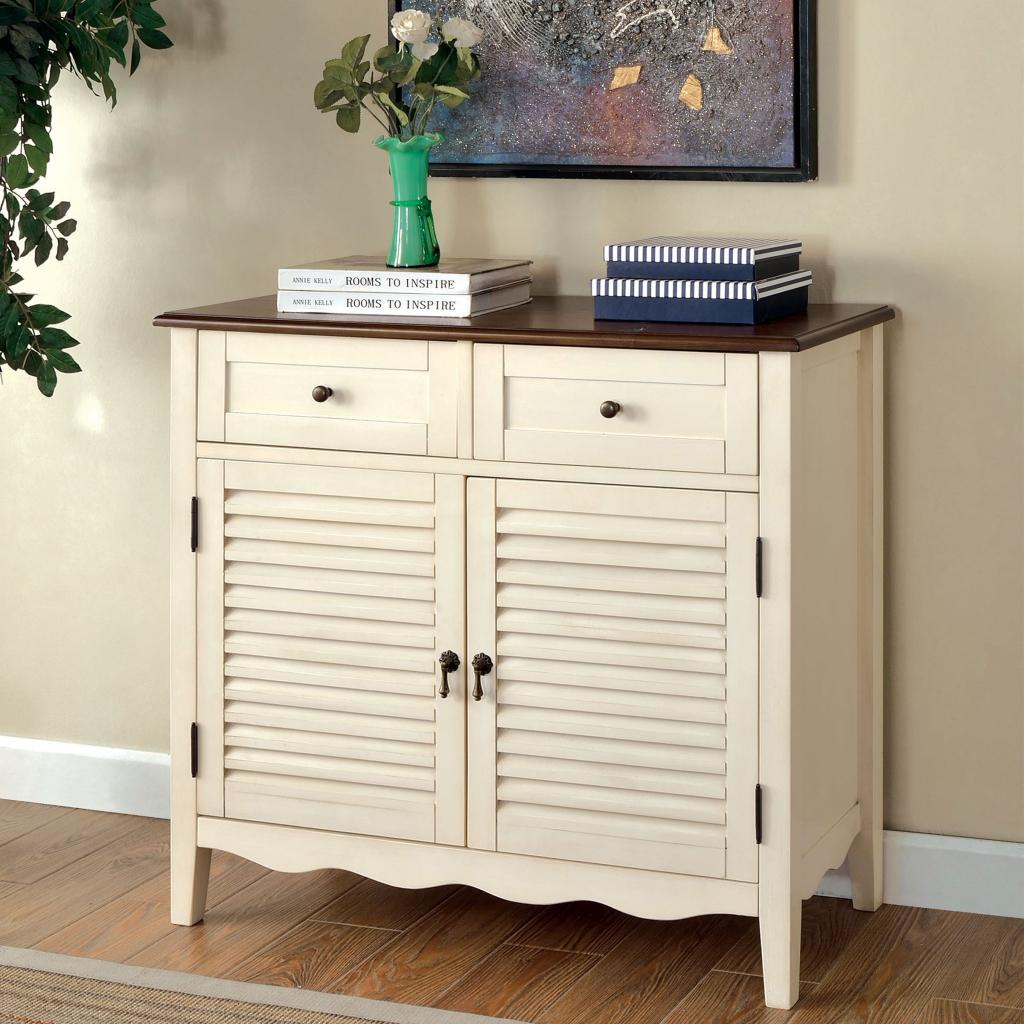  Furniture of America Accent Cabinets Cabinets CM-AC131WH IMAGE 2