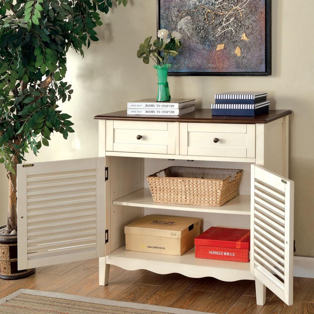  Furniture of America Accent Cabinets Cabinets CM-AC131WH IMAGE 3
