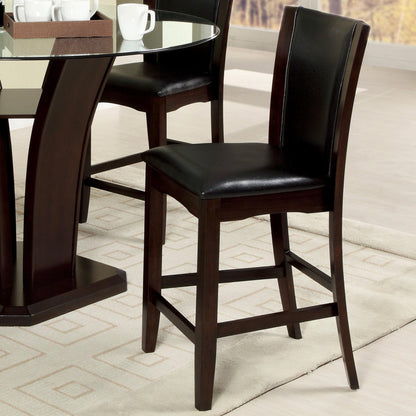  Furniture of America Manhattan Counter Height Dining Chair CM3710PC-2PK IMAGE 2