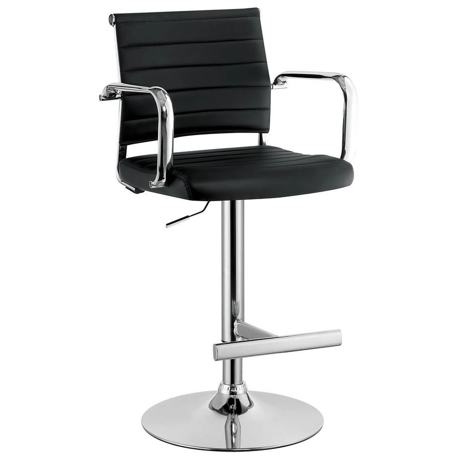  Furniture of America Sedona Adjustable Height Stool CM-BR6463BK IMAGE 1