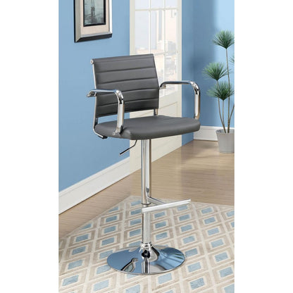  Furniture of America Sedona Adjustable Height Stool CM-BR6463GY IMAGE 4