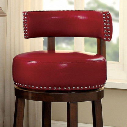  Furniture of America Shirley Pub Height Stool CM-BR6251RD-24-2PK IMAGE 2