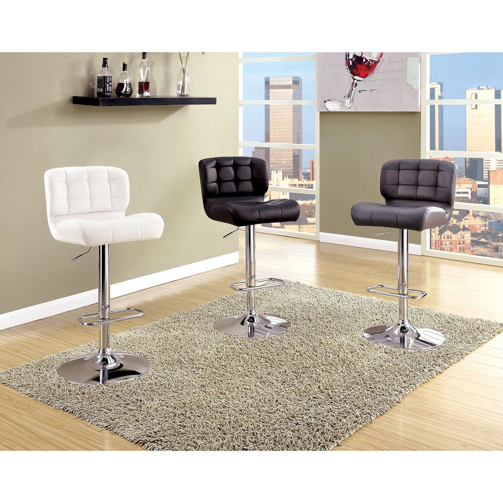  Furniture of America Kori Adjustable Height Stool CM-BR6152GY IMAGE 3