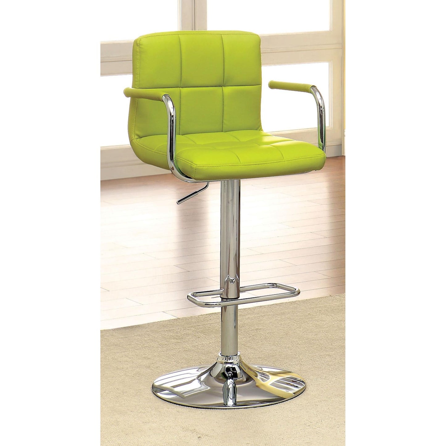  Furniture of America Corfu Adjustable Height Stool CM-BR6917LM IMAGE 1