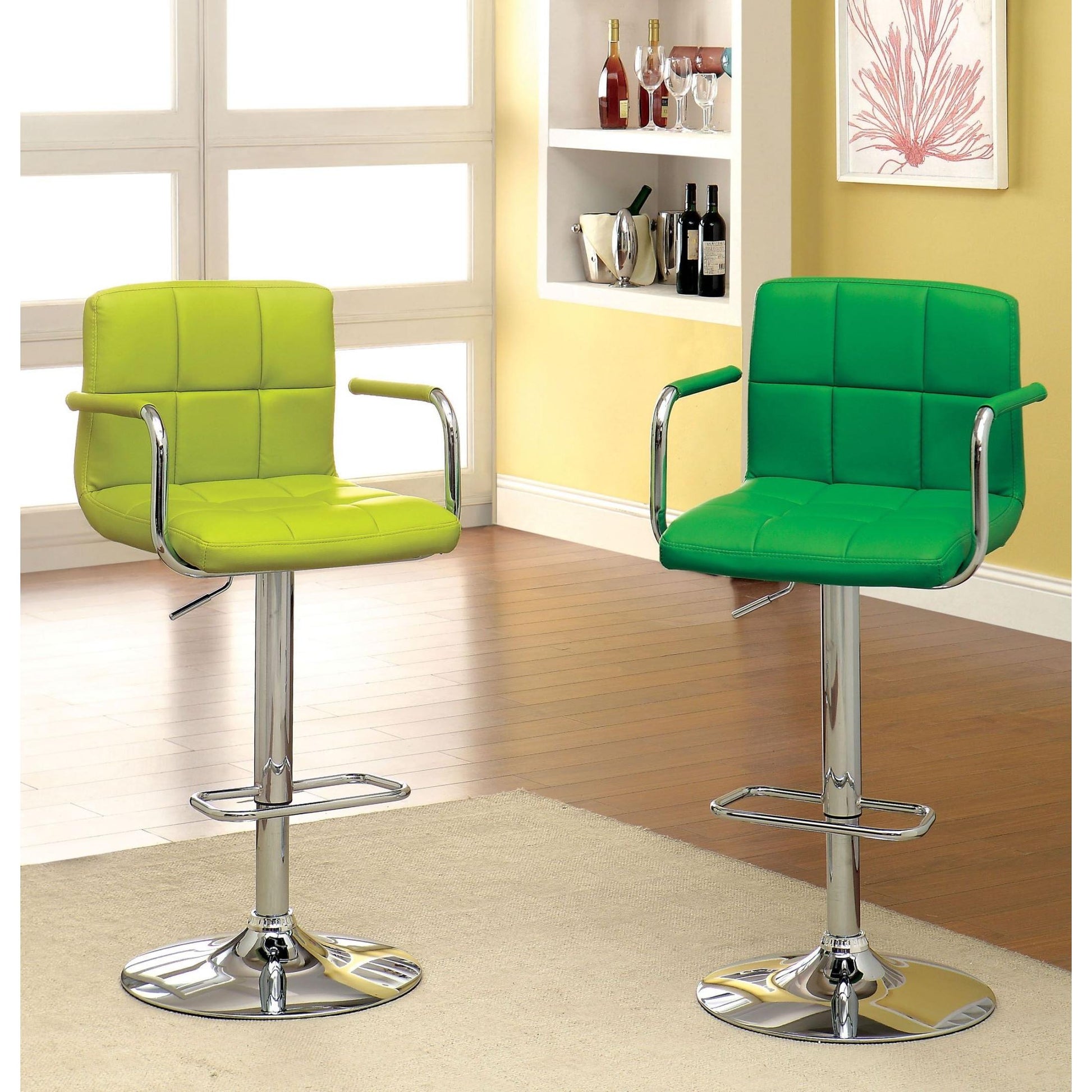  Furniture of America Varvara Adjustable Height Stool CM-BR6917GR IMAGE 2