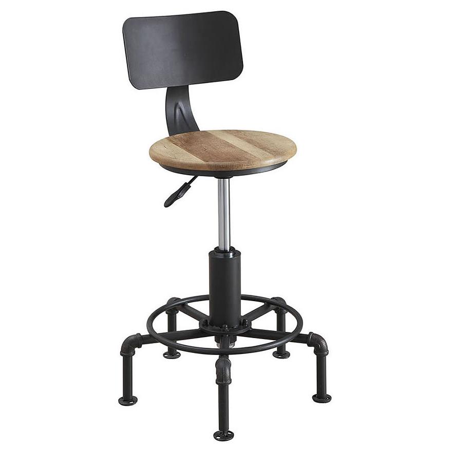  Furniture of America Fran Adjustable Height Stool CM3373BC-2PK IMAGE 1