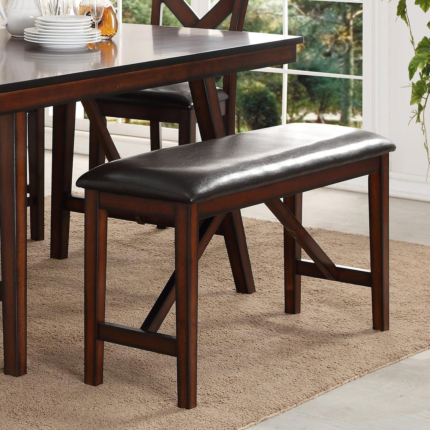  Crown Mark Vernon Counter Height Bench 2756-BENCH IMAGE 1