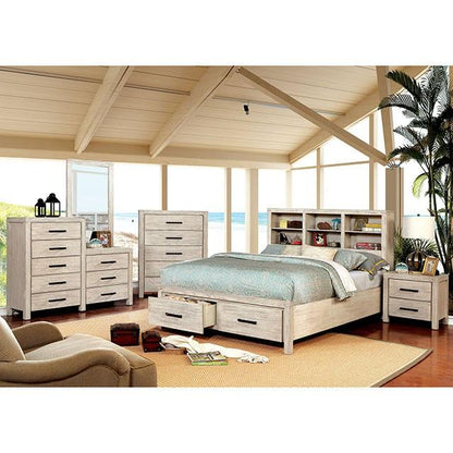 Furniture of America Strasburg 2-Drawer Nightstand CM7382WH-N IMAGE 2