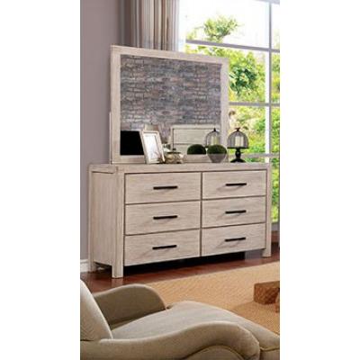  Furniture of America Strasburg 6-Drawer Dresser CM7382WH-D IMAGE 1