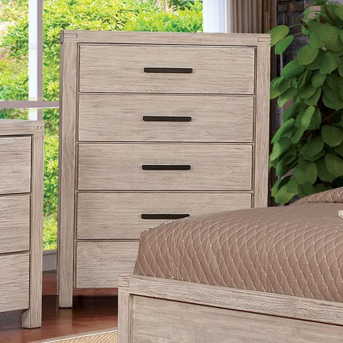  Furniture of America Strasburg 5-Drawer Chest CM7382WH-C IMAGE 1