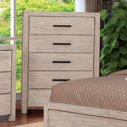  Furniture of America Strasburg 5-Drawer Chest CM7382WH-C IMAGE 1