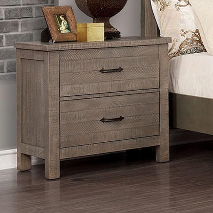  Furniture of America Brenna 2-Drawer Nightstand CM7435GY-N IMAGE 1