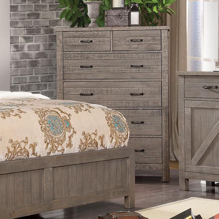  Furniture of America Brenna 6-Drawer Chest CM7435GY-C IMAGE 1
