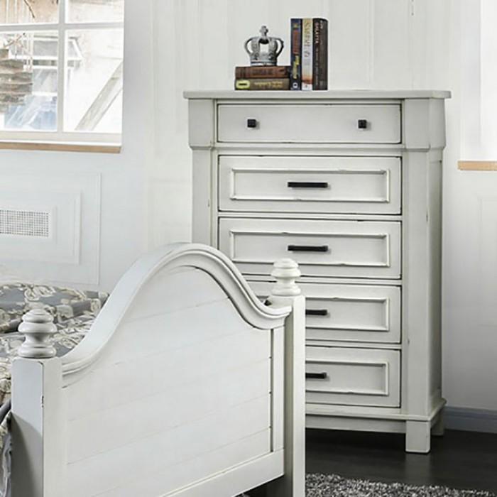  Furniture of America Daria 5-Drawer Chest CM7562C IMAGE 1