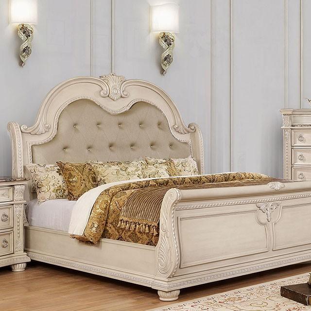  Furniture of America Ammanford California King Sleigh Bed CM7560CK-BED IMAGE 1