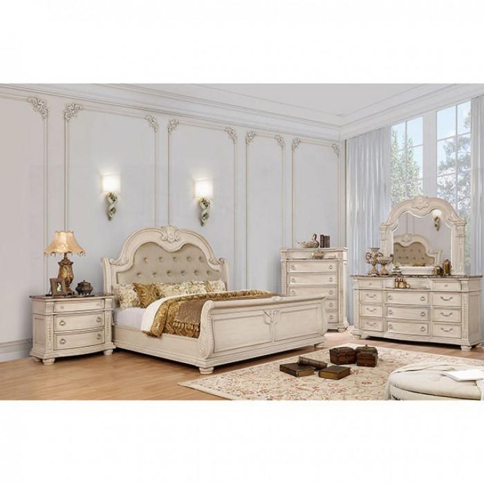  Furniture of America Ammanford 3-Drawer Nightstand CM7560N IMAGE 2