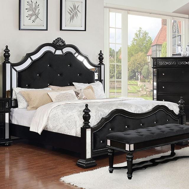  Furniture of America Azha CM7194BK-CK California King Bed IMAGE 1