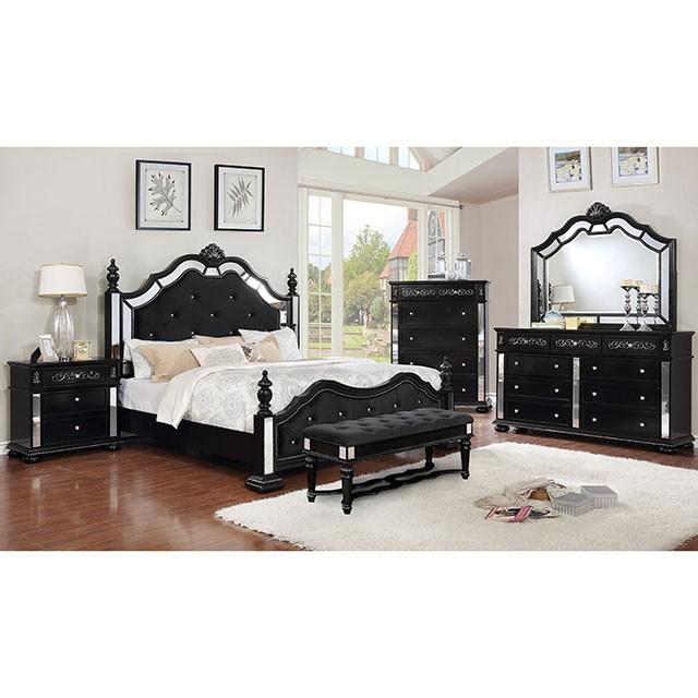  Furniture of America Azha 6-Drawer Chest CM7194BK-C IMAGE 2