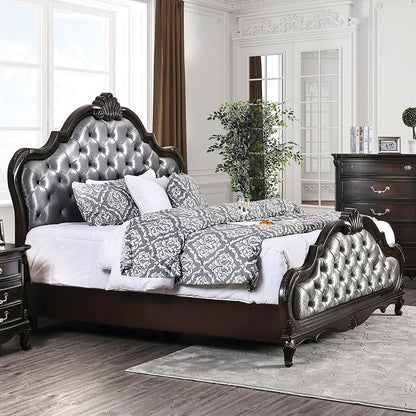  Furniture of America Bethesda California King Bed CM7426CK-BED IMAGE 1